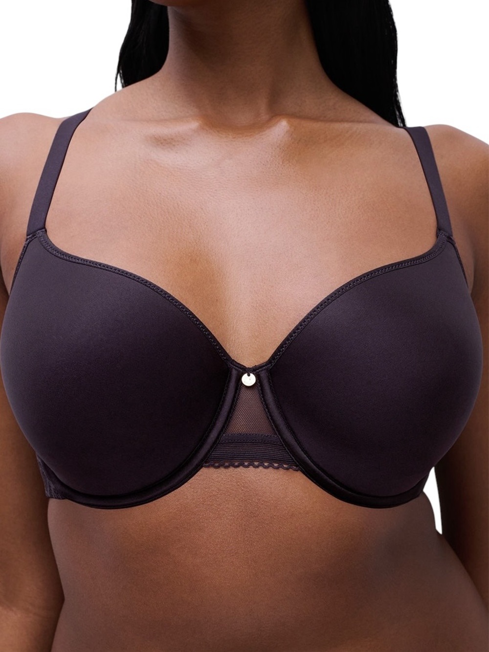 Smooth Full-Coverage T-Shirt Bra in Deep Plum